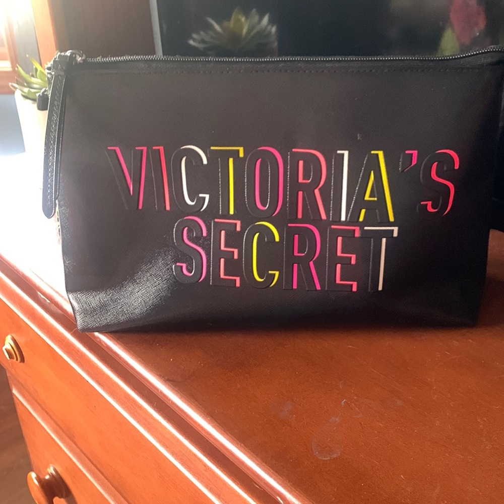 Black Victoria secret makeup bag